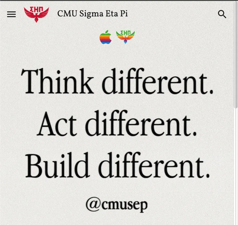 A screenshot of https://www.cmusep.com/