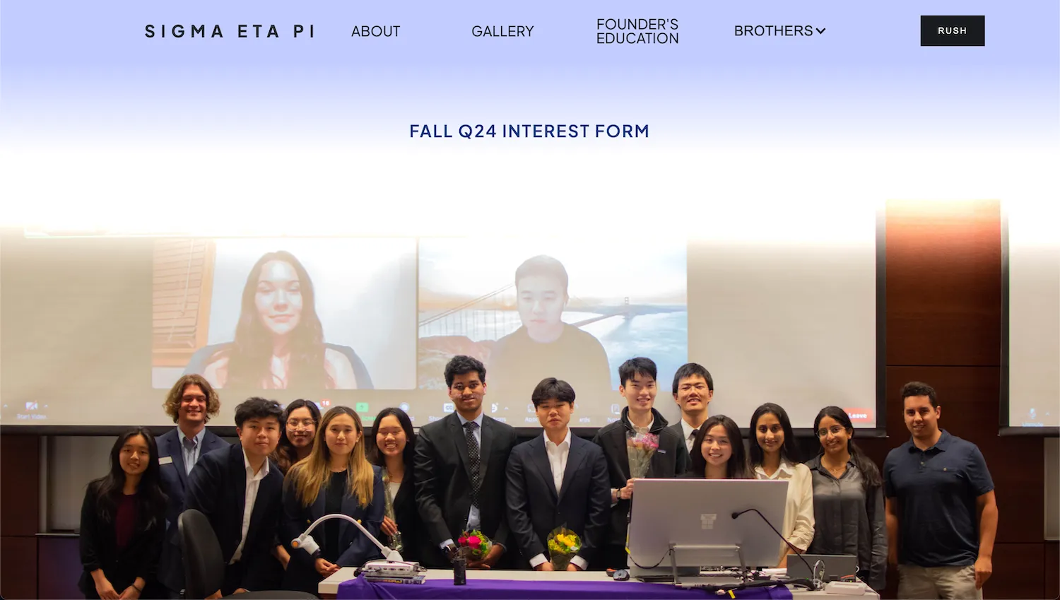 A screenshot of https://www.ucsdsep.com/